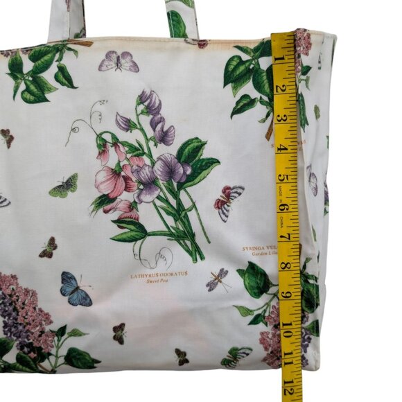Portmeirion Ulster Weavers Tote Bag Multicolor Floral PVC Coated Cotton 14" - Picture 11 of 15
